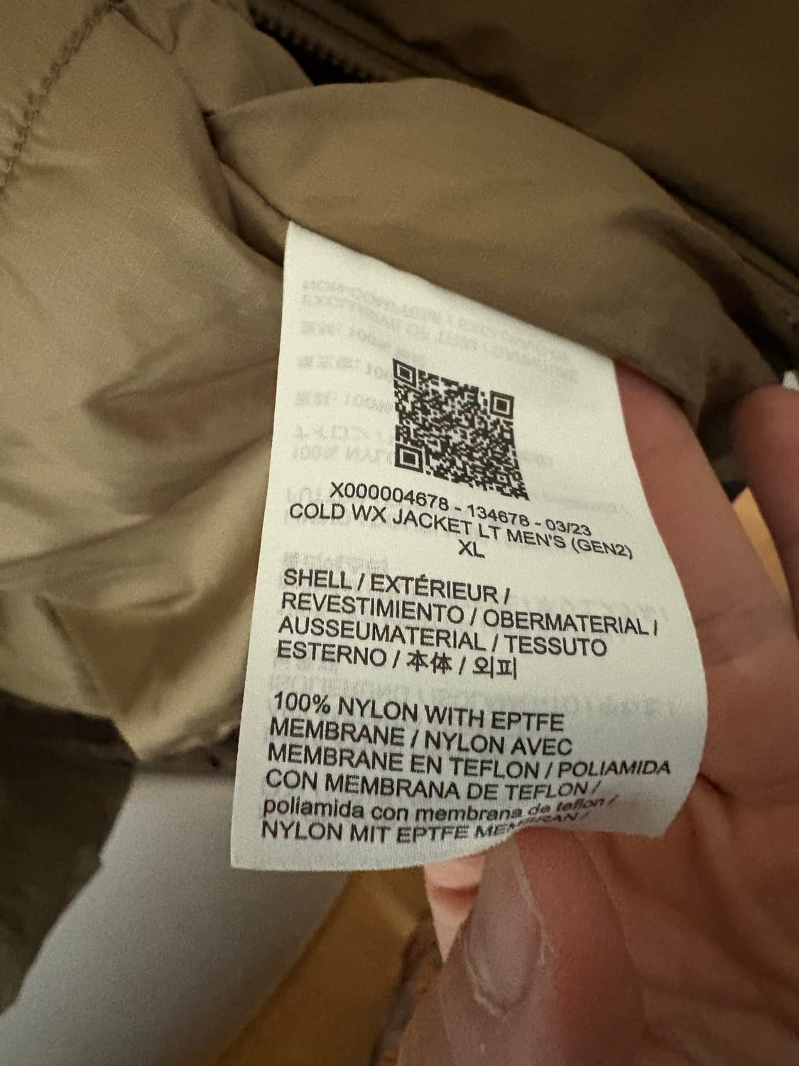 아크테릭스 리프 콜드 WX 자켓 LT Gen2 크로커다일 상품이미지3