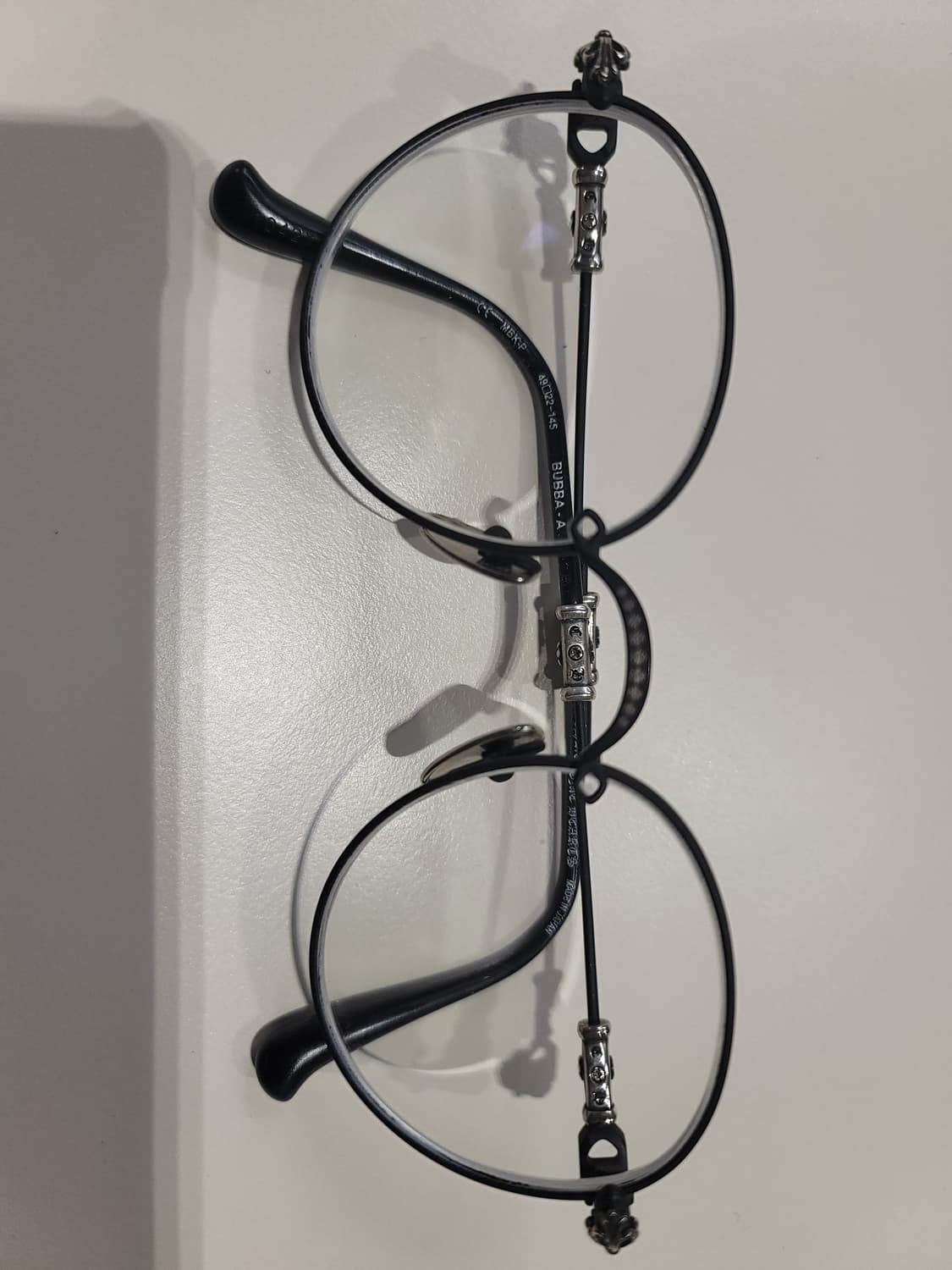 크롬하츠 안경 부바A MBK 맷블랙 상품이미지2