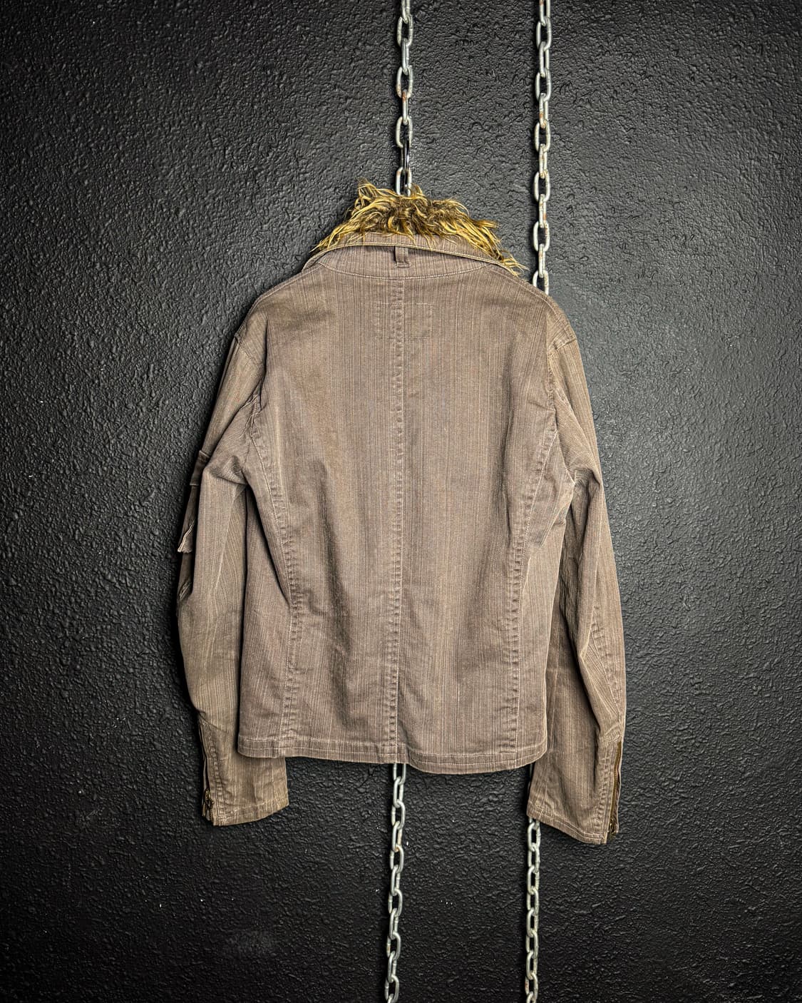 Fur Trim Military Jacket 상품이미지4