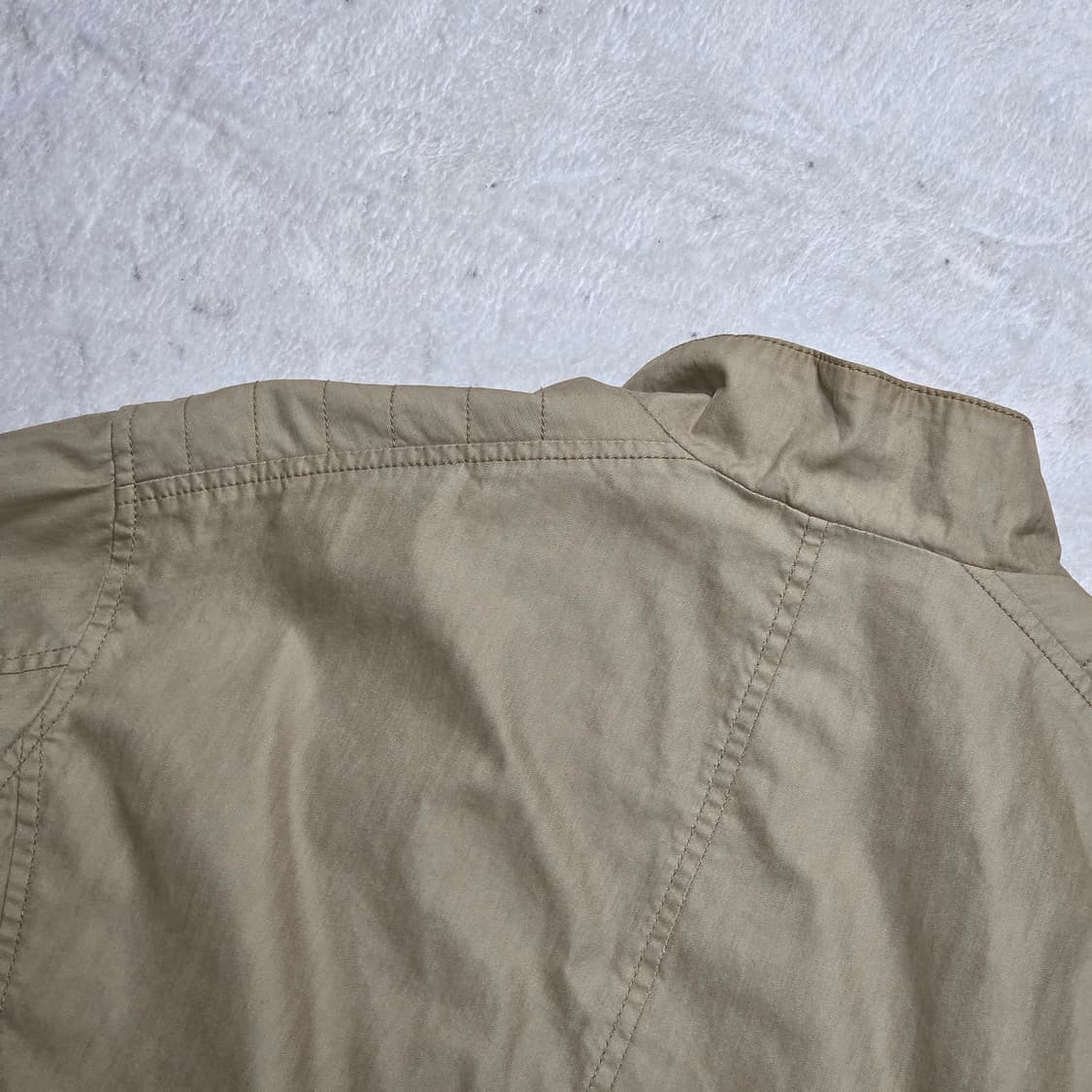 헤지스 베이지 코튼 블루종 자켓 상품이미지5