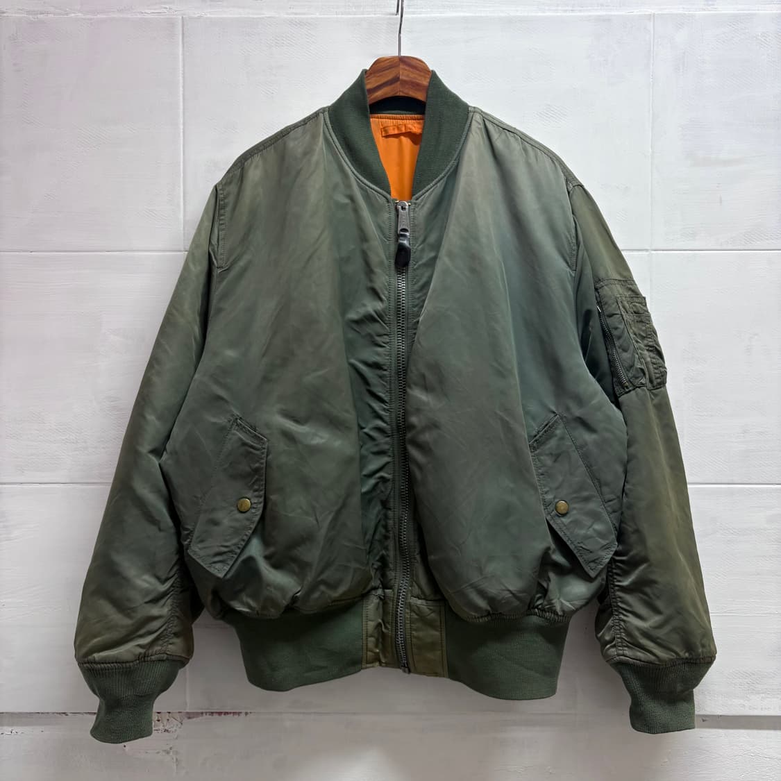 80s Alpha Industries 알파인더스트리 ma-1 봄버 자켓  상품이미지1