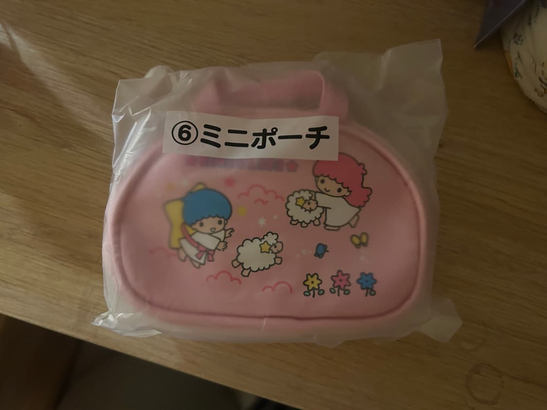 리틀트윈스타 50주년 이지방쿠치 미니 파우치 키키라라 상품이미지2