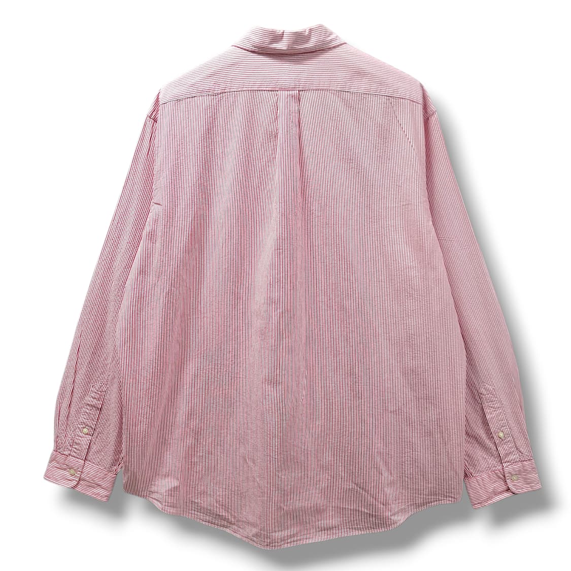 [2XL] 폴로 화이트&레드라인 스트라이프 클래식핏 긴팔셔츠 상품이미지2