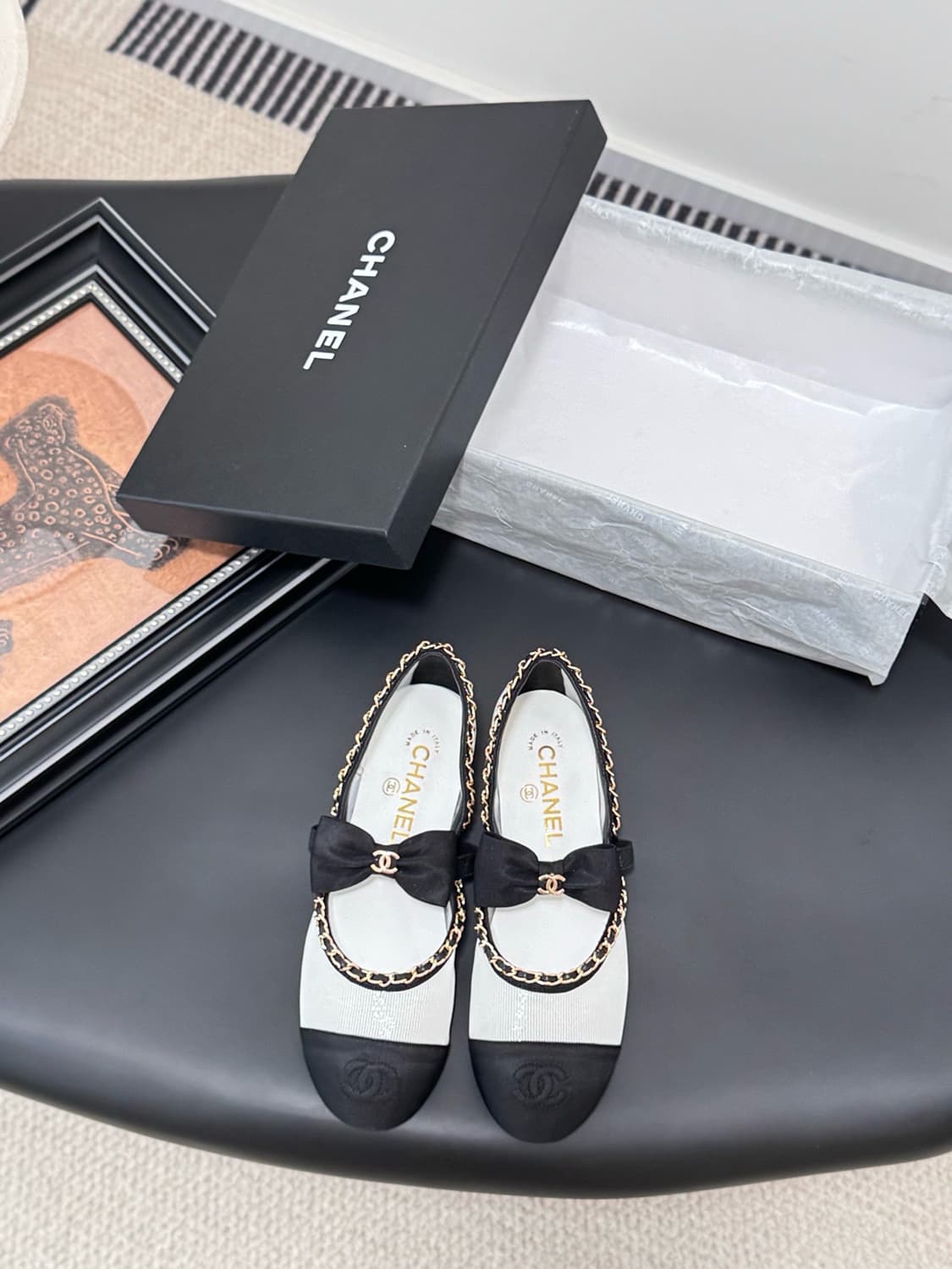 샤넬 발레리나 플랫슈즈 37(235-240) 상품이미지4