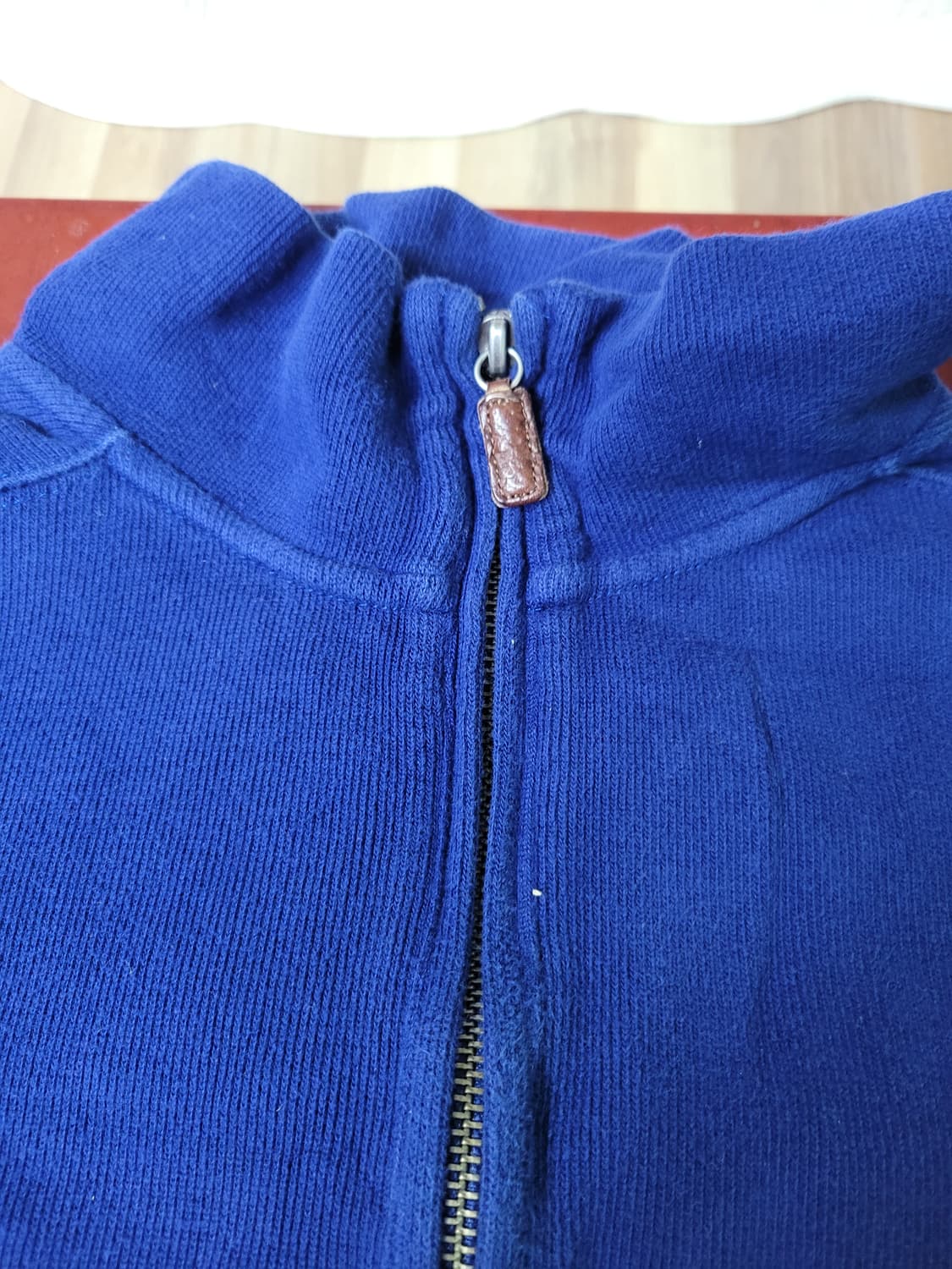 폴로 랄프로렌 네이비 컬러 하프 집업 상품이미지3