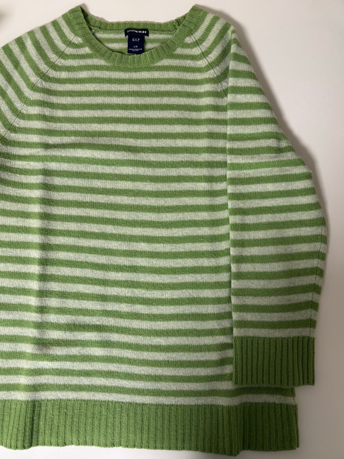GAP 말차 그린 스트라이프 니트 상품이미지2