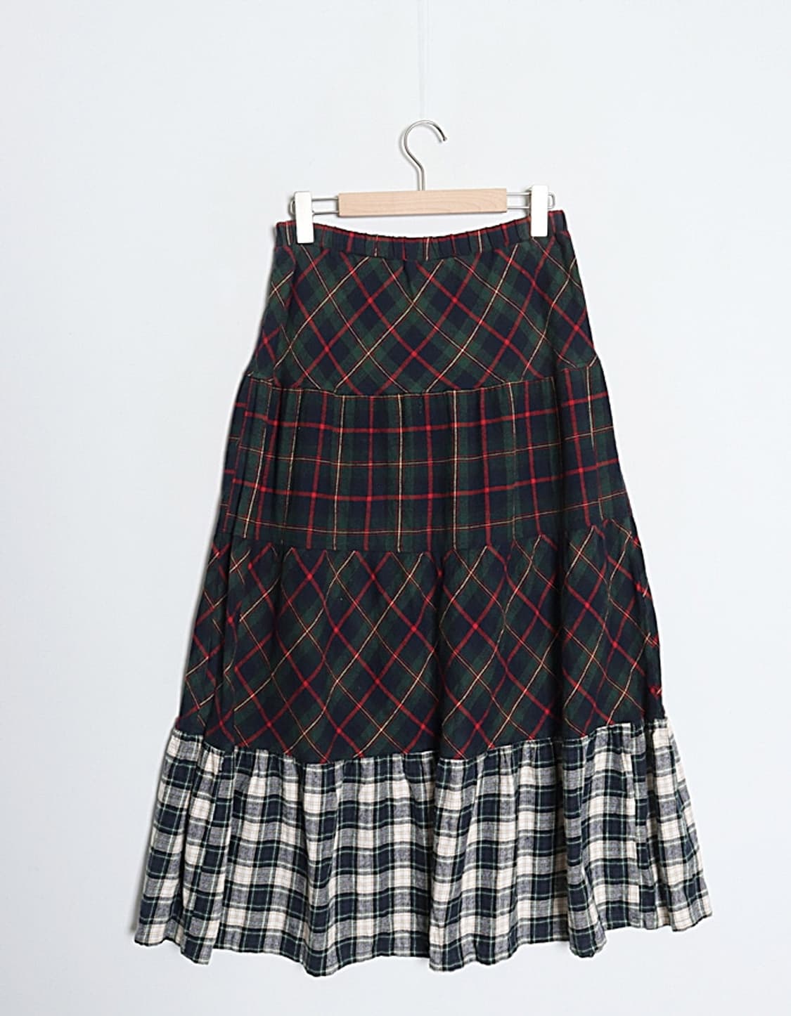 TITICACA Flannel Tiered Skirt (27~29)   상품이미지5