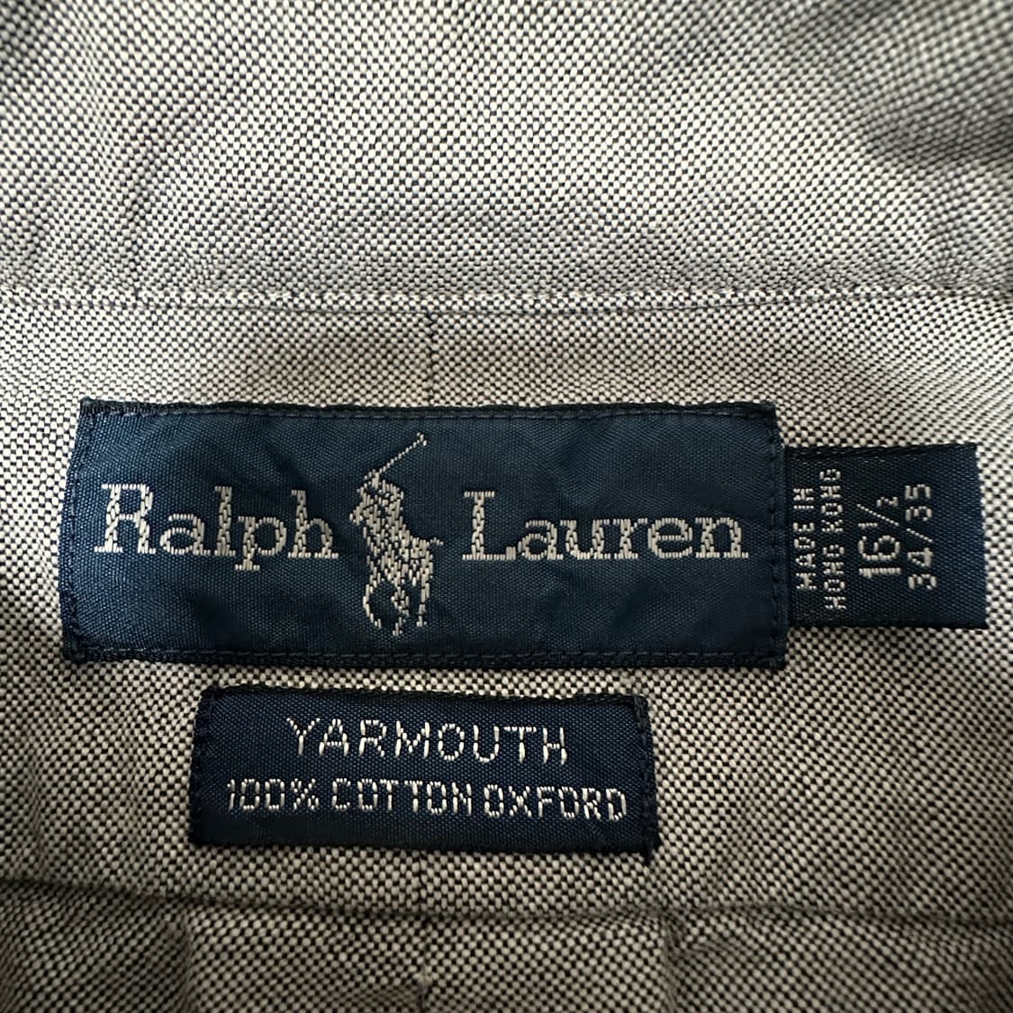 POLO RALPH LAUREN oxford shirt grey 상품이미지4