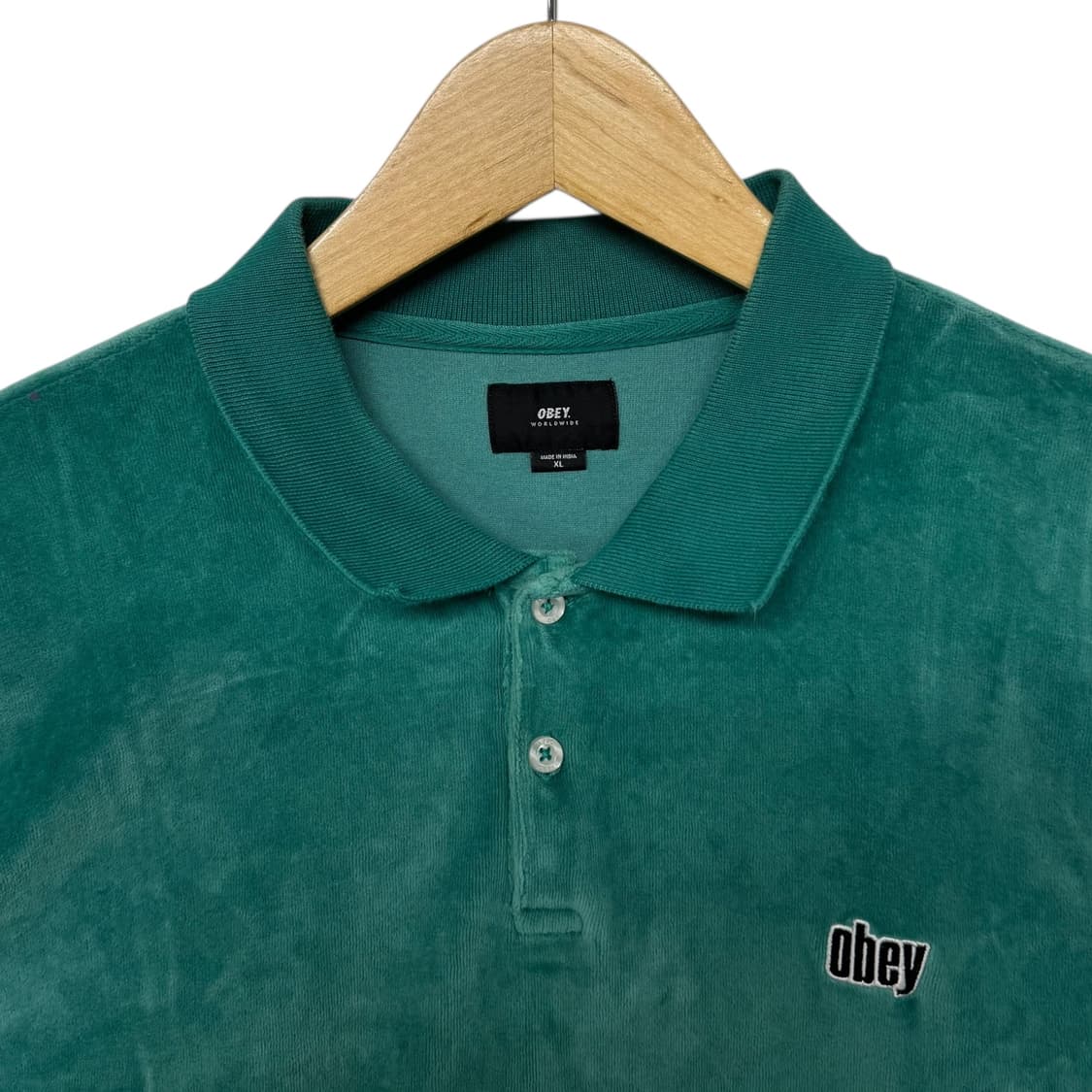 오베이 스몰로고 벨벳 PK 맨투맨 상품이미지2