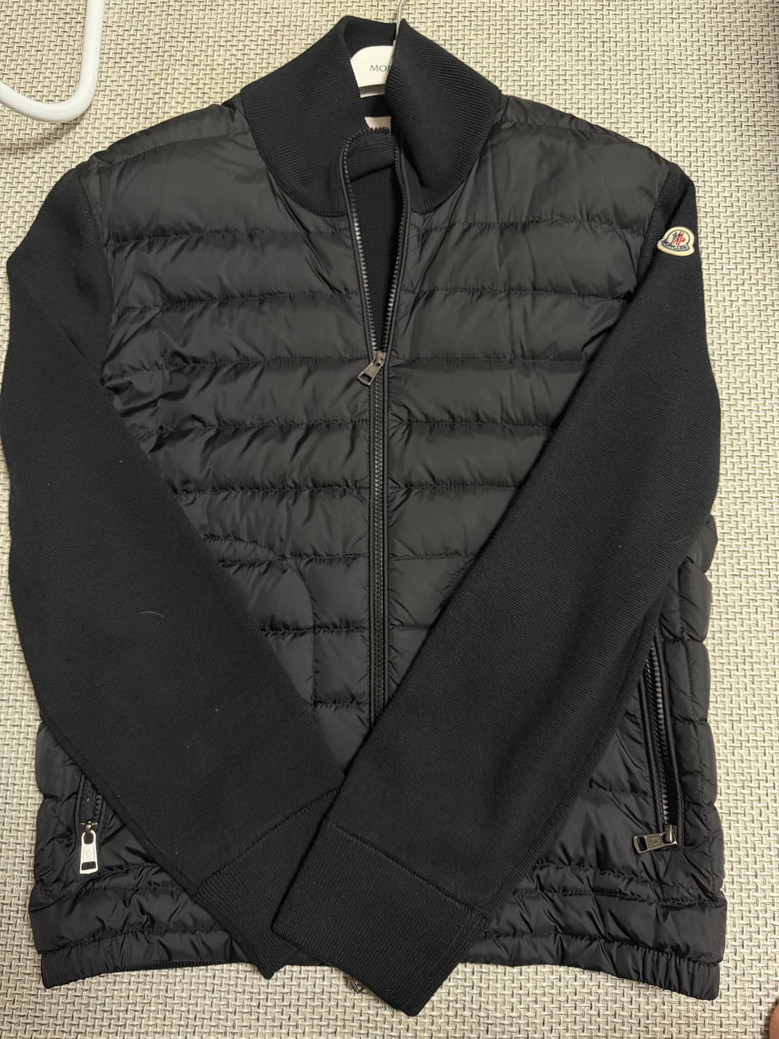 24fw 국문택 몽클레어 김현우 니트패딩 블랙 M사이즈  상품이미지1