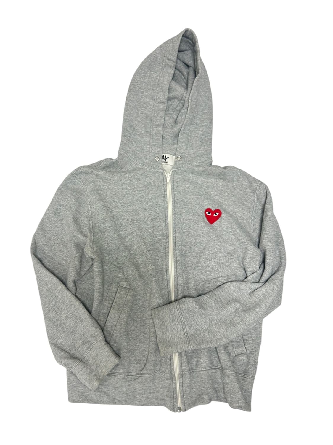 꼼데가르송 PLAY 하트 와펜 후드집업 블랙 S 상품이미지1