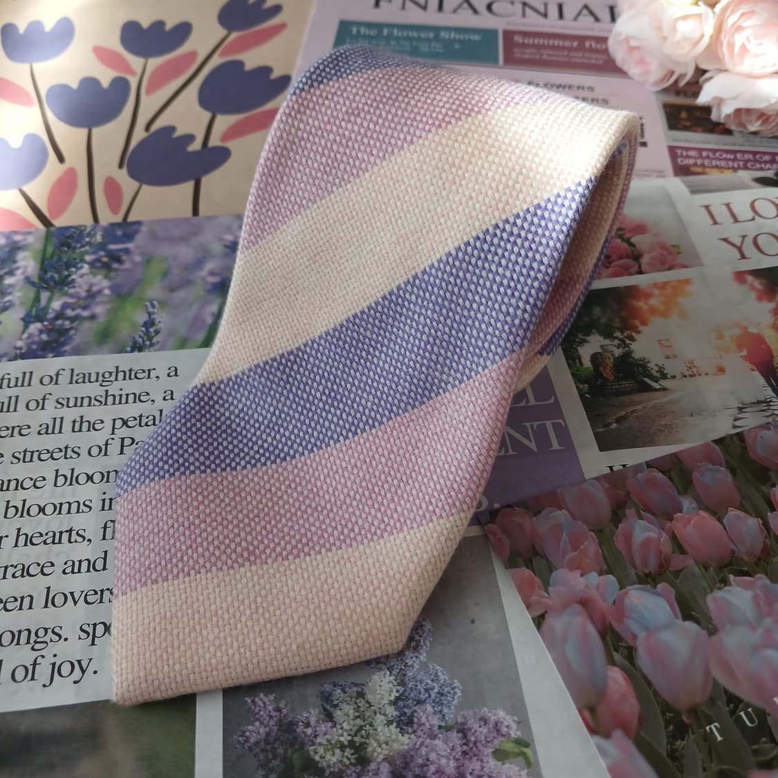 앤드류스타이 울 스트라이프 넥타이 9.4cm A+등급 A19048
 상품이미지2