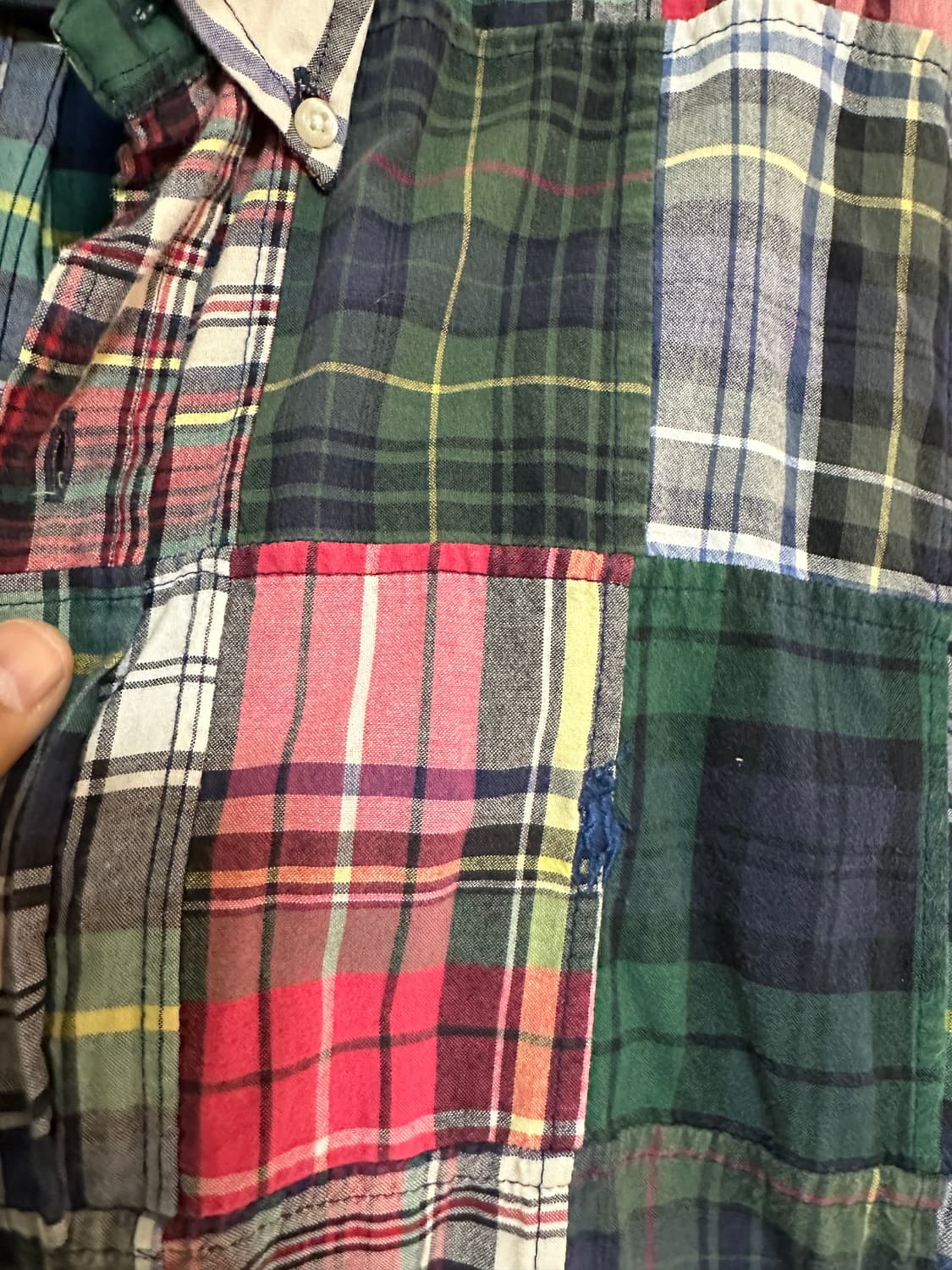 [M]폴로랄프로렌 패치워크 셔츠 상품이미지2