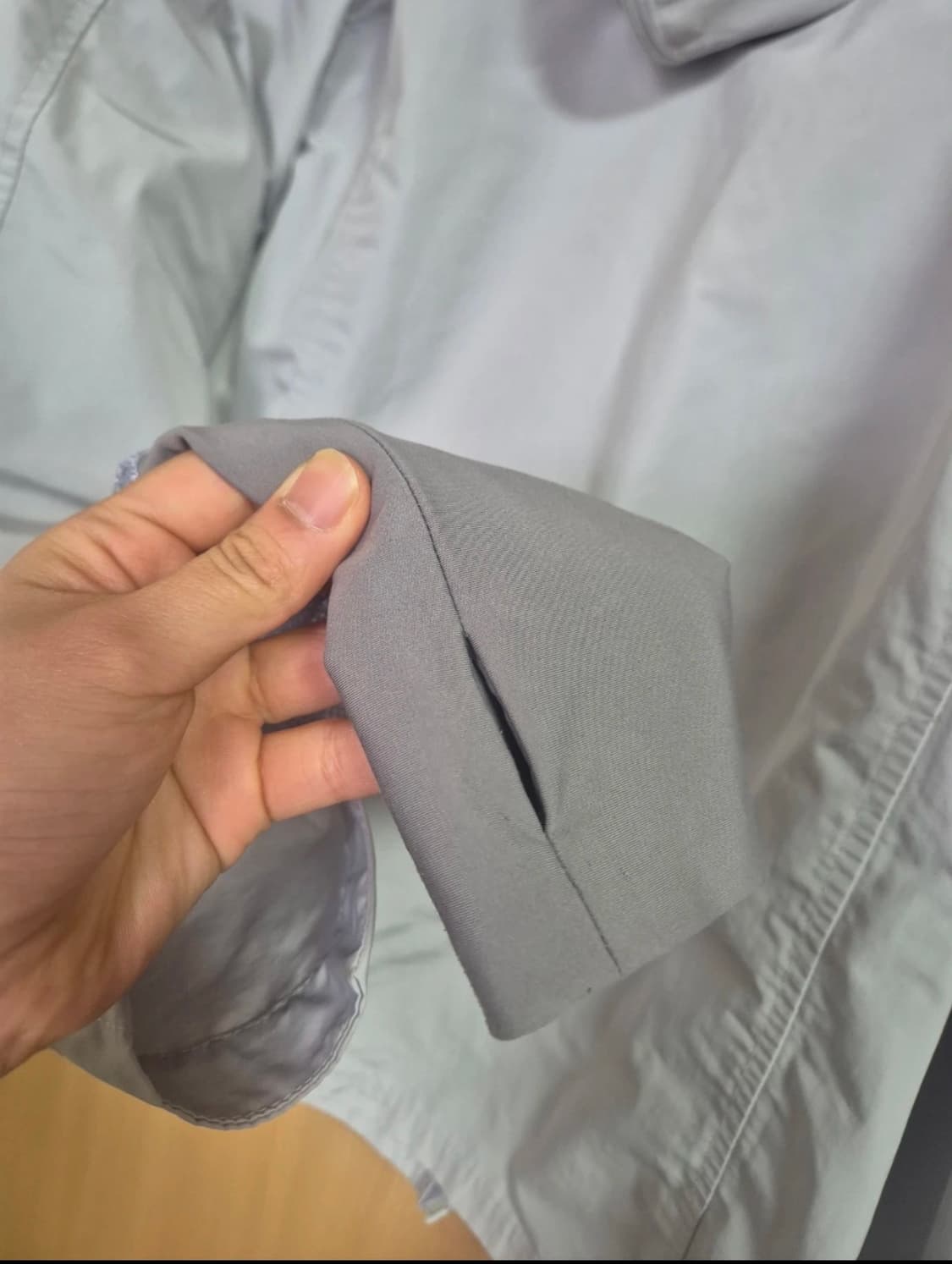 SURGERY zip-up technical jacket 라이트그레이 상품이미지5