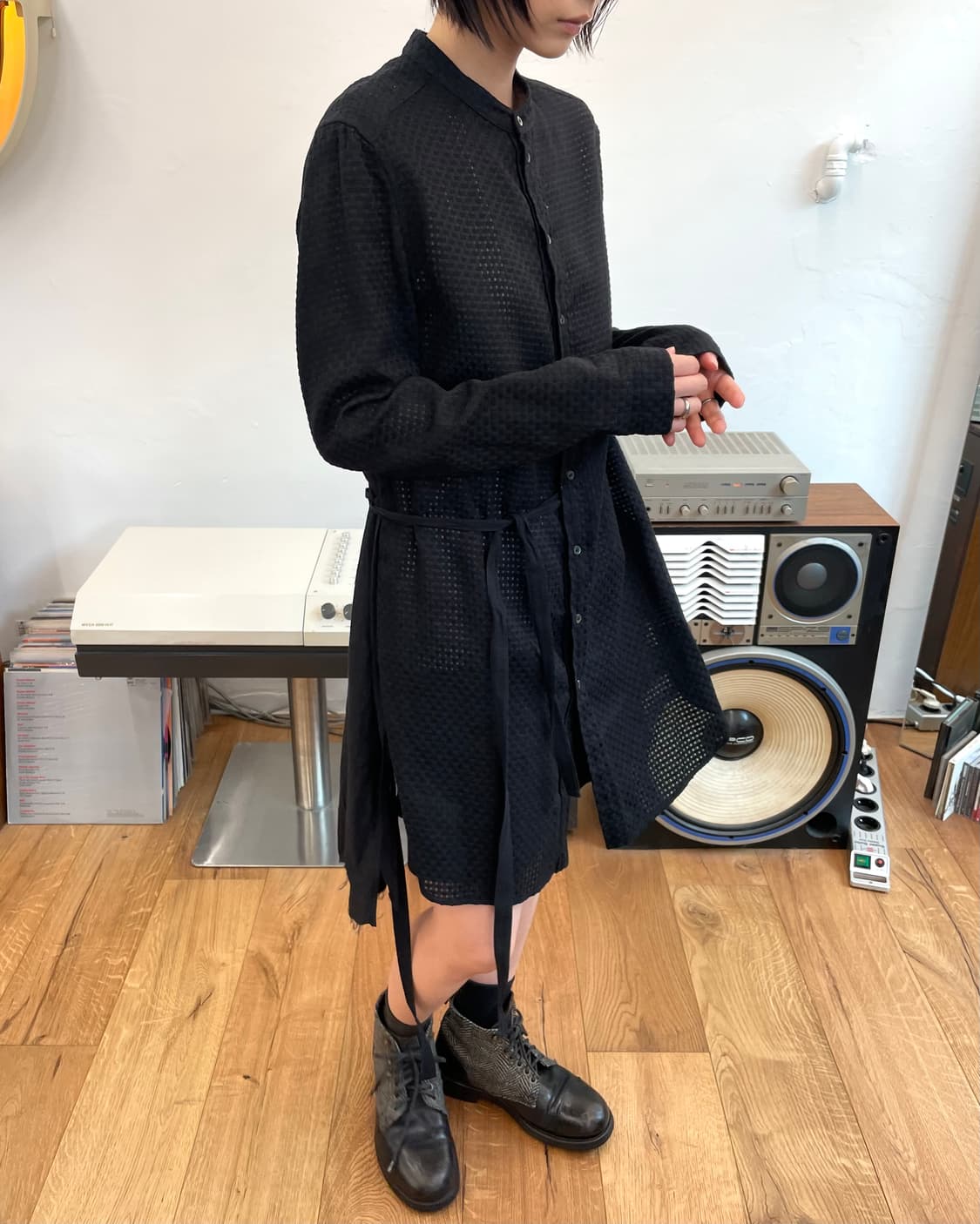 [48] 톰레블 TOM REBL 리넨 롱 셔츠 상품이미지1