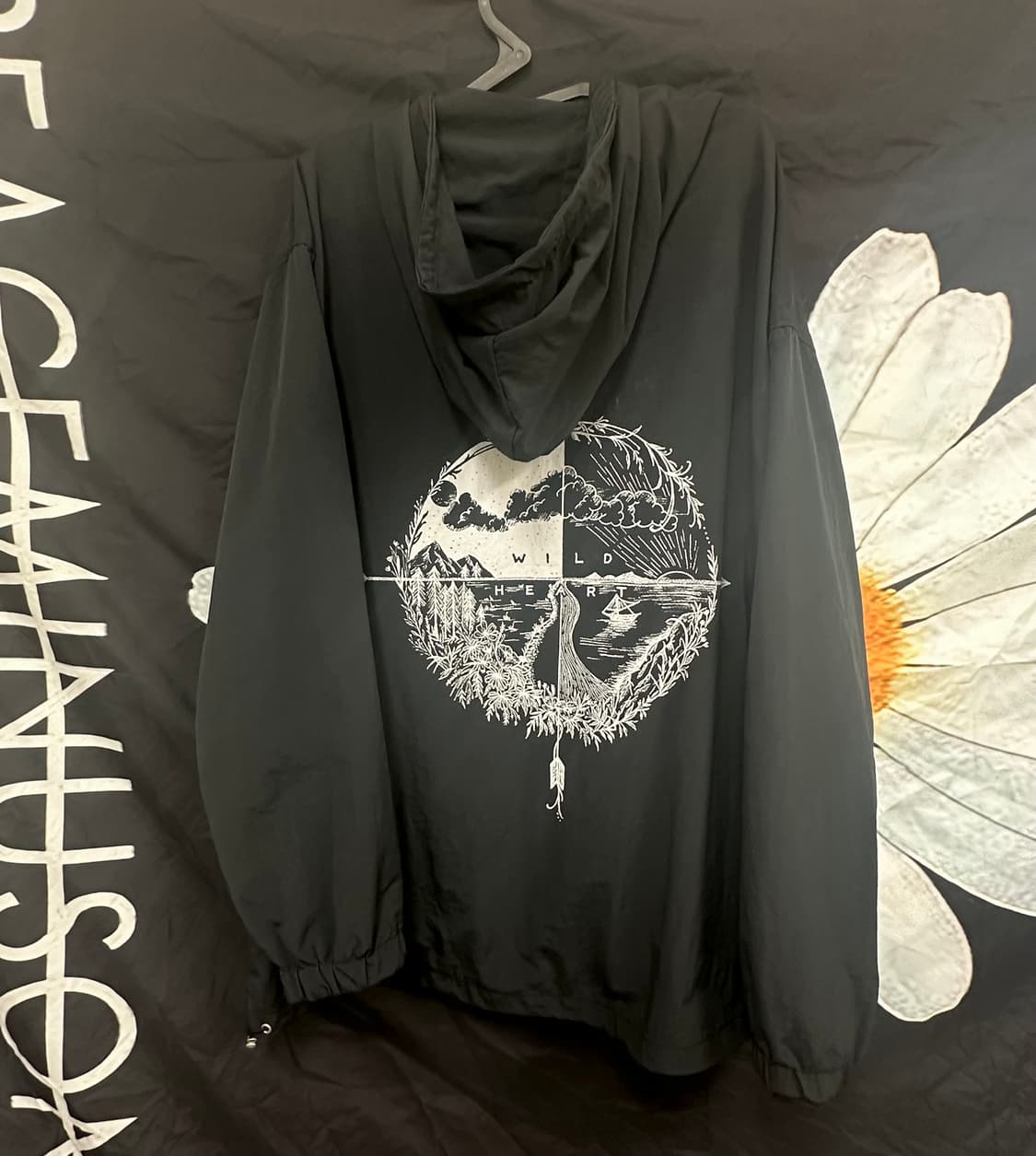 빈티지 스트릿 와일드 오버핏 바람막이3xL115 상품이미지5