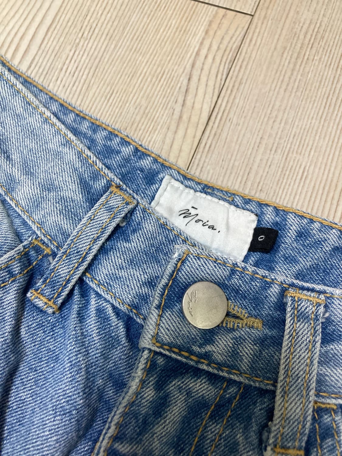 모이아 연청 팬츠 스몰 상품이미지5