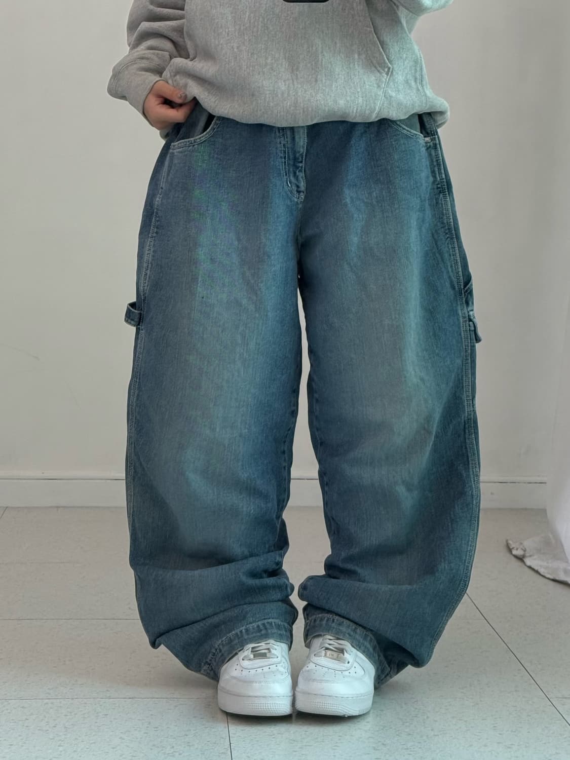 후부 데님 로고 카펜터 상품이미지2