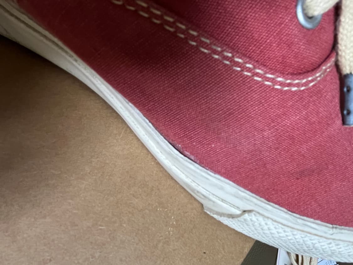 270] RRL 더블알엘 레드 캔버스 스니커즈 9D 상품이미지7