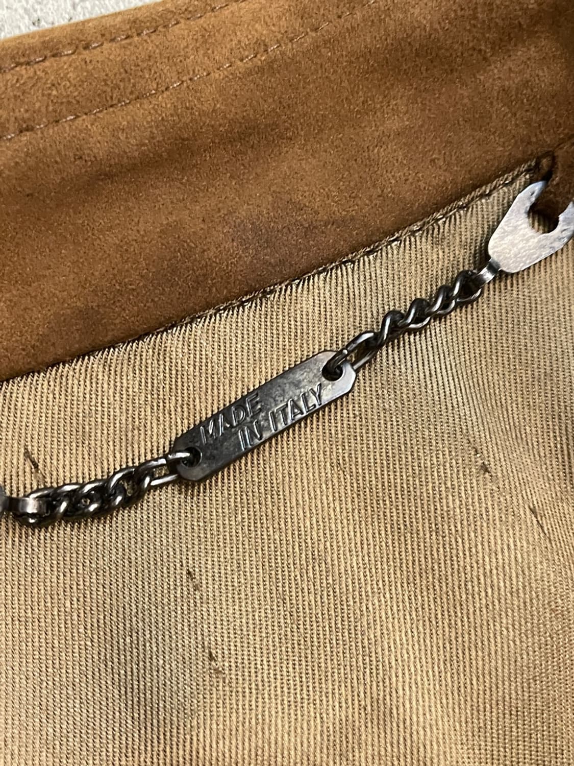 GV Jeans 지브이 진스 염소 가죽 스웨이드 자켓 상품이미지7