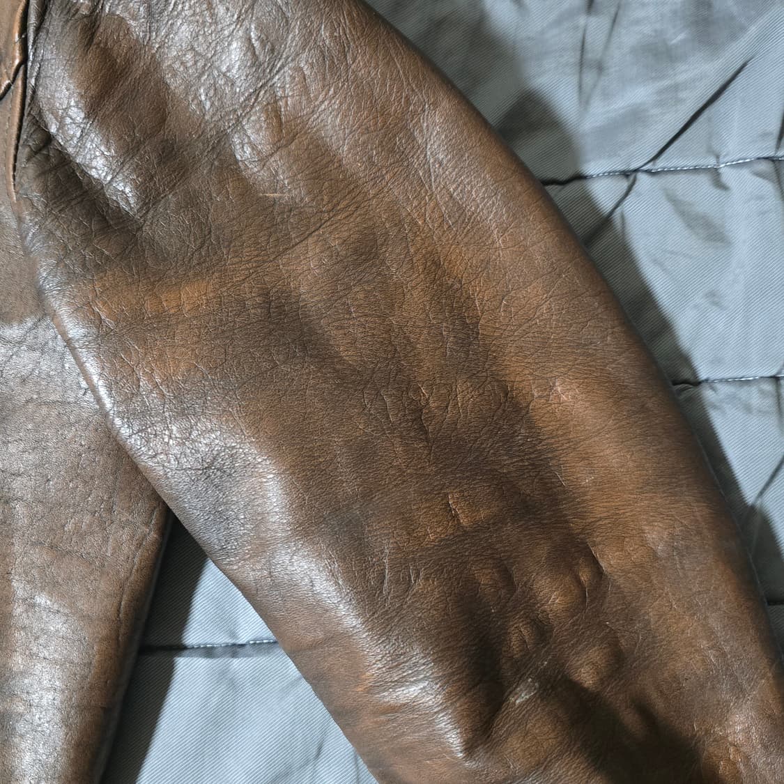 Lesco leather 빈티지 카페레이서 가죽자켓 상품이미지9