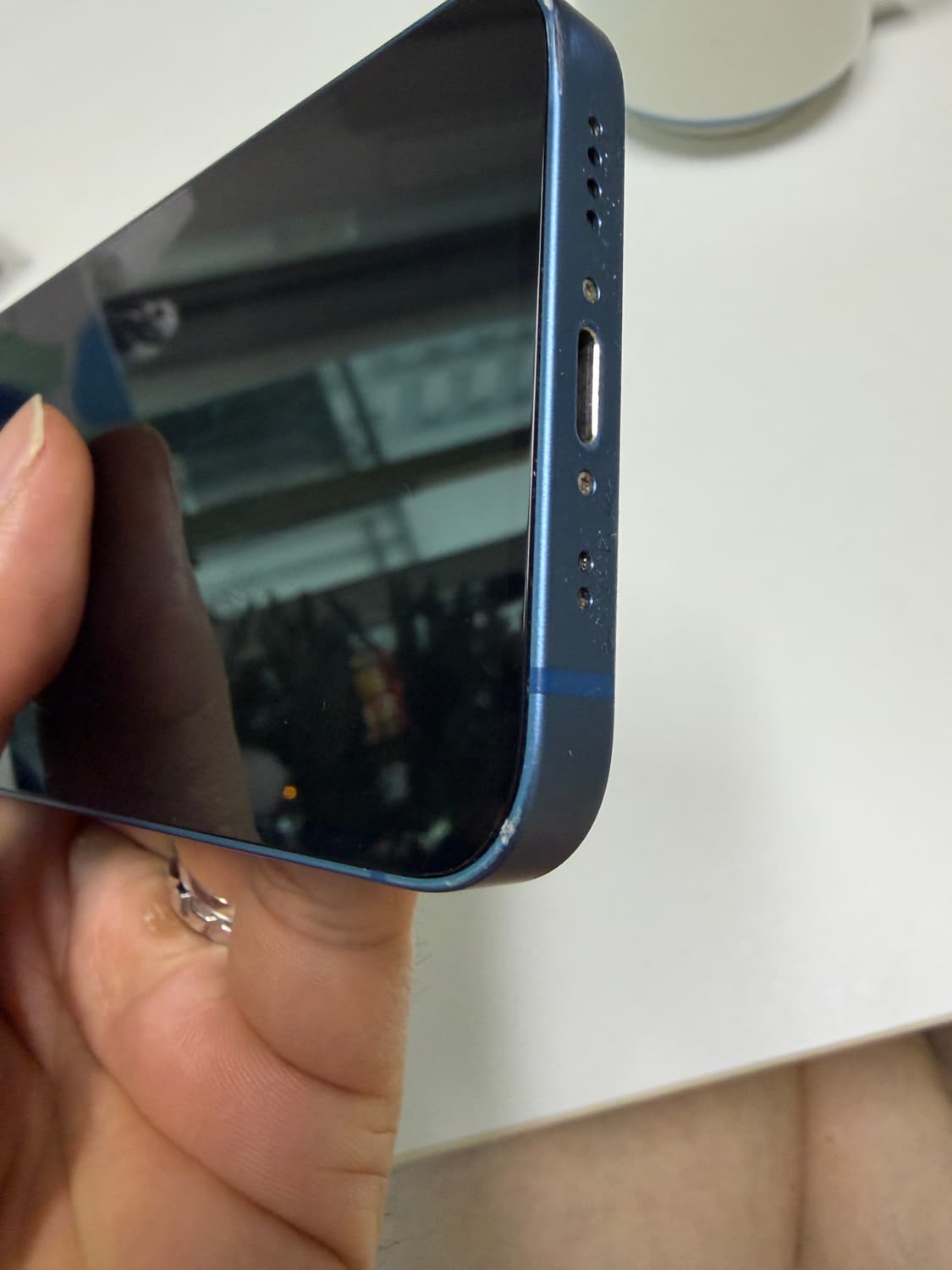 (미국직구 무음) 아이폰 13미니 128g 무음 블루 상품이미지7