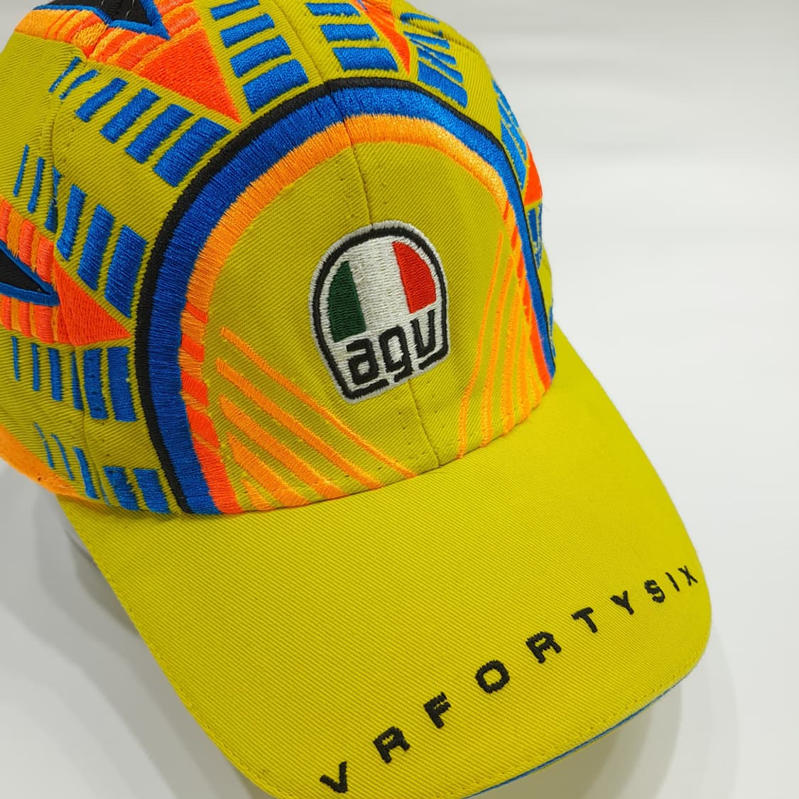 VR46 AGV 네온 레이싱캡 P1573 상품이미지1