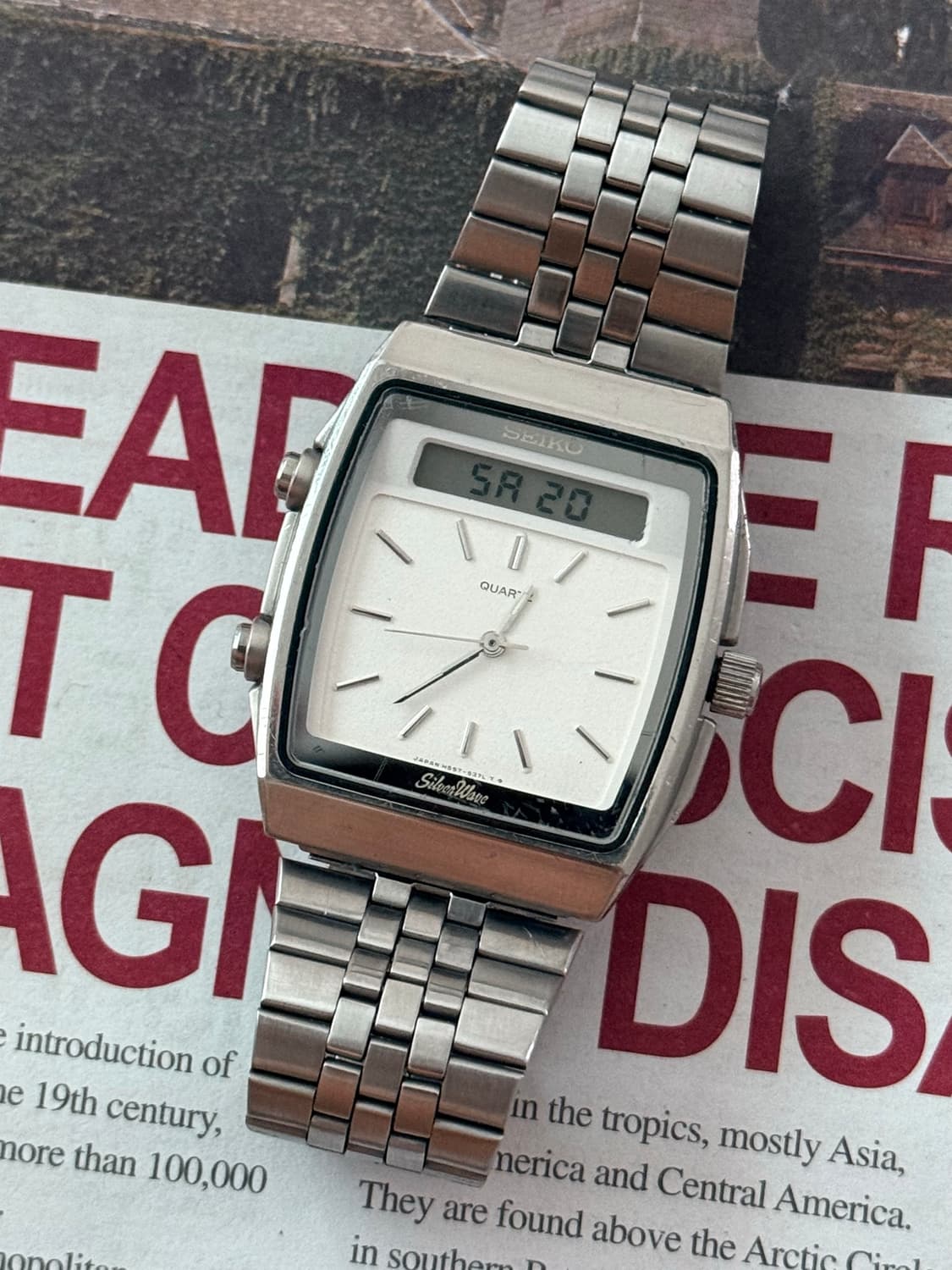 Seiko 세이코 쿼츠 SilverWave 아니디지 1982 상품이미지1