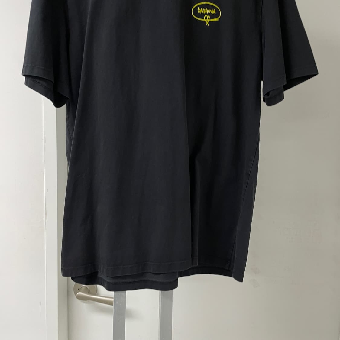MSGM 블랙 반팔 티셔츠 L 상품이미지3