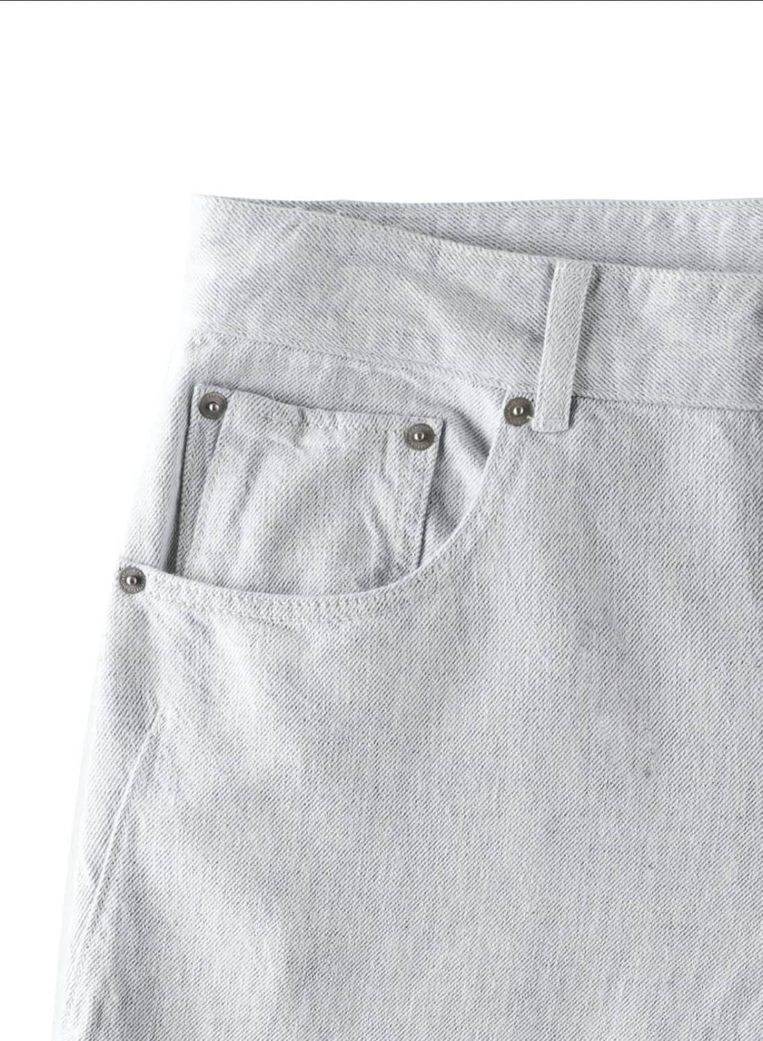 [S] 포스트아카이브팩션 파프 6.0 데님 팬츠 라이트그레이 상품이미지5