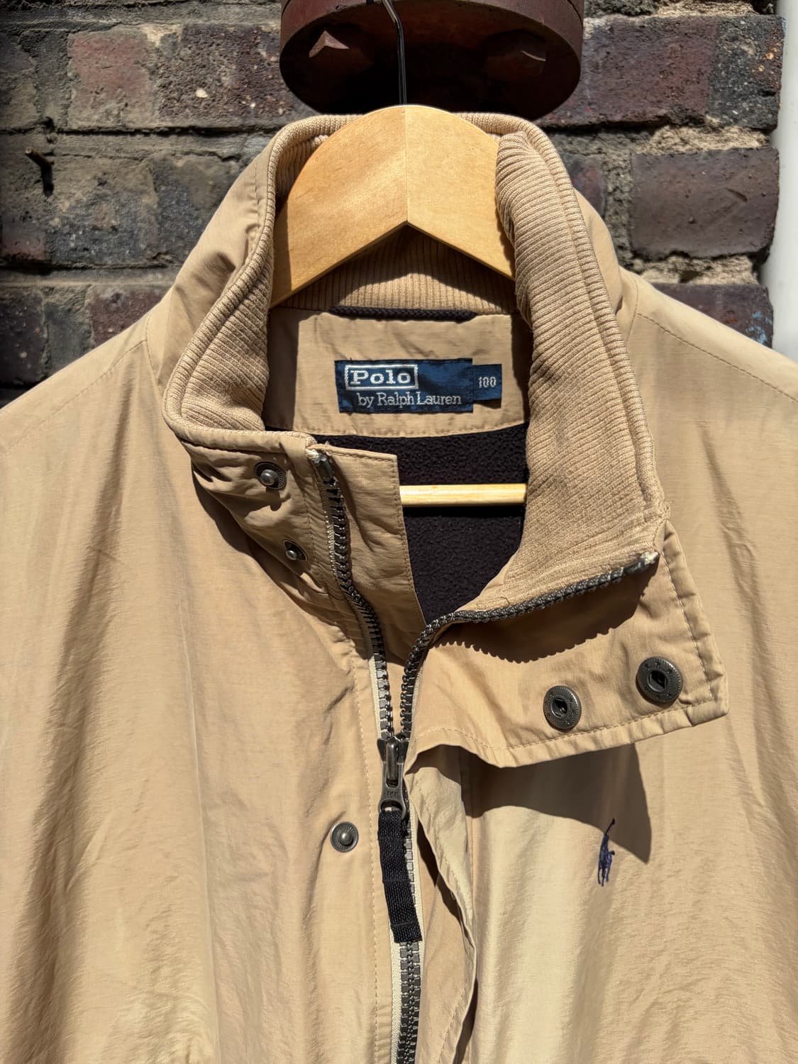 Polo Ralph Lauren 베이지 나일론 봄버 자켓 100 상품이미지6
