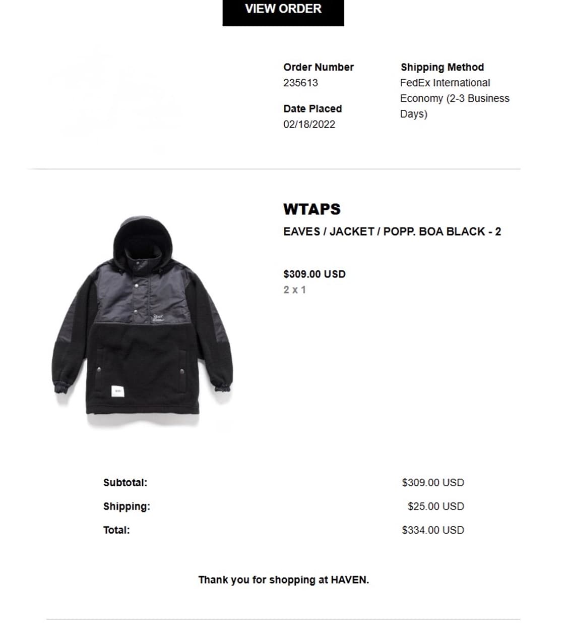 더블탭스 플리스 자켓 2 사이즈 상품이미지1