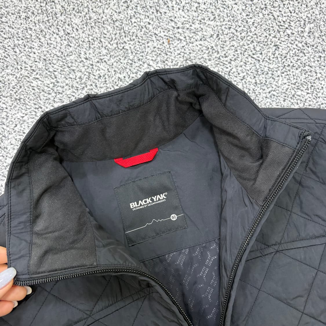 90 블랙야크 집업 자켓 퀄팅 0312J 상품이미지2