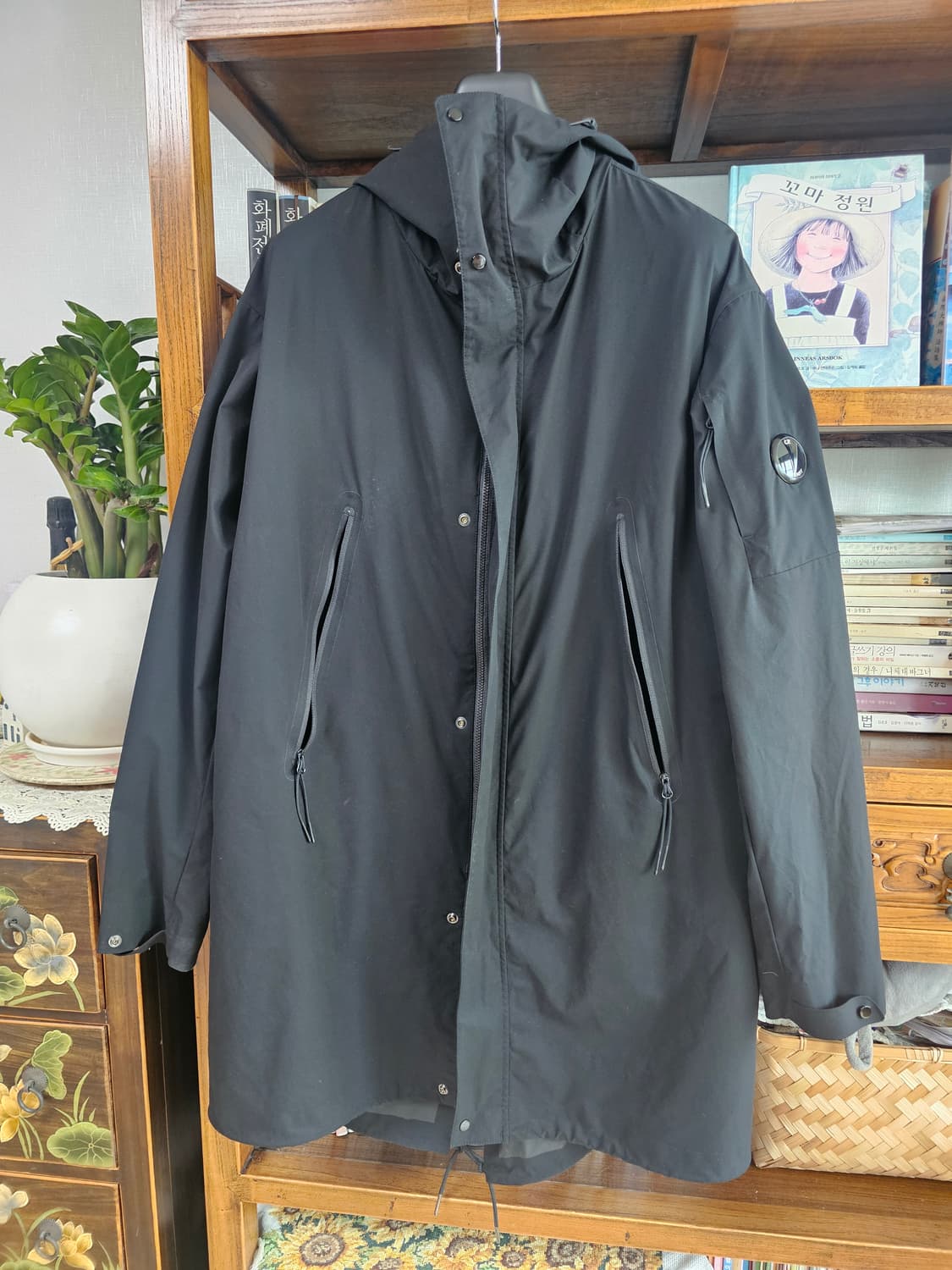 씨피 cp컴퍼니 프로텍 코트 자켓 팔아요 바람막이 나일론 바람막이 100 상품이미지1