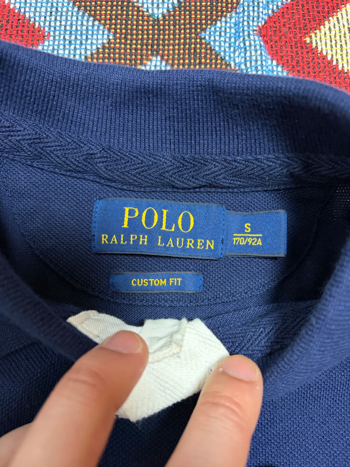 95) 폴로 랄프로렌 빅로고 카라티 네이비 상품이미지5