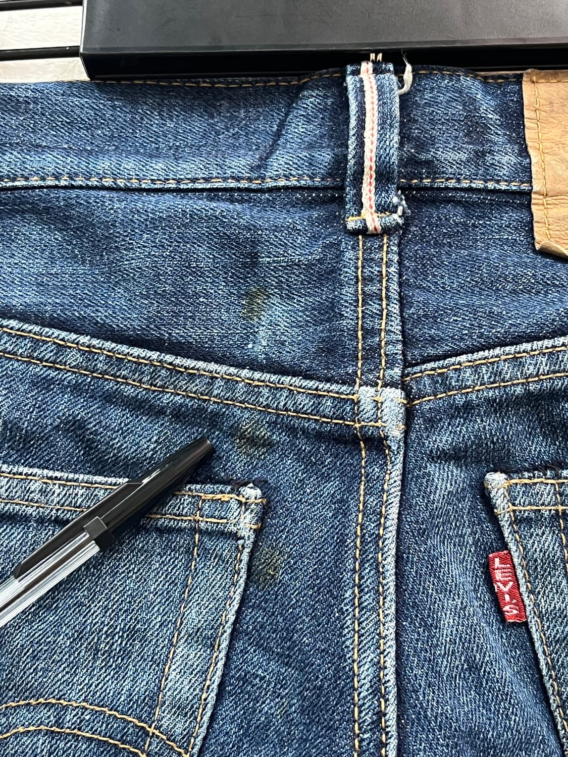 Levis 501-065 Big E 샐비지 데님팬츠 30/32 상품이미지9