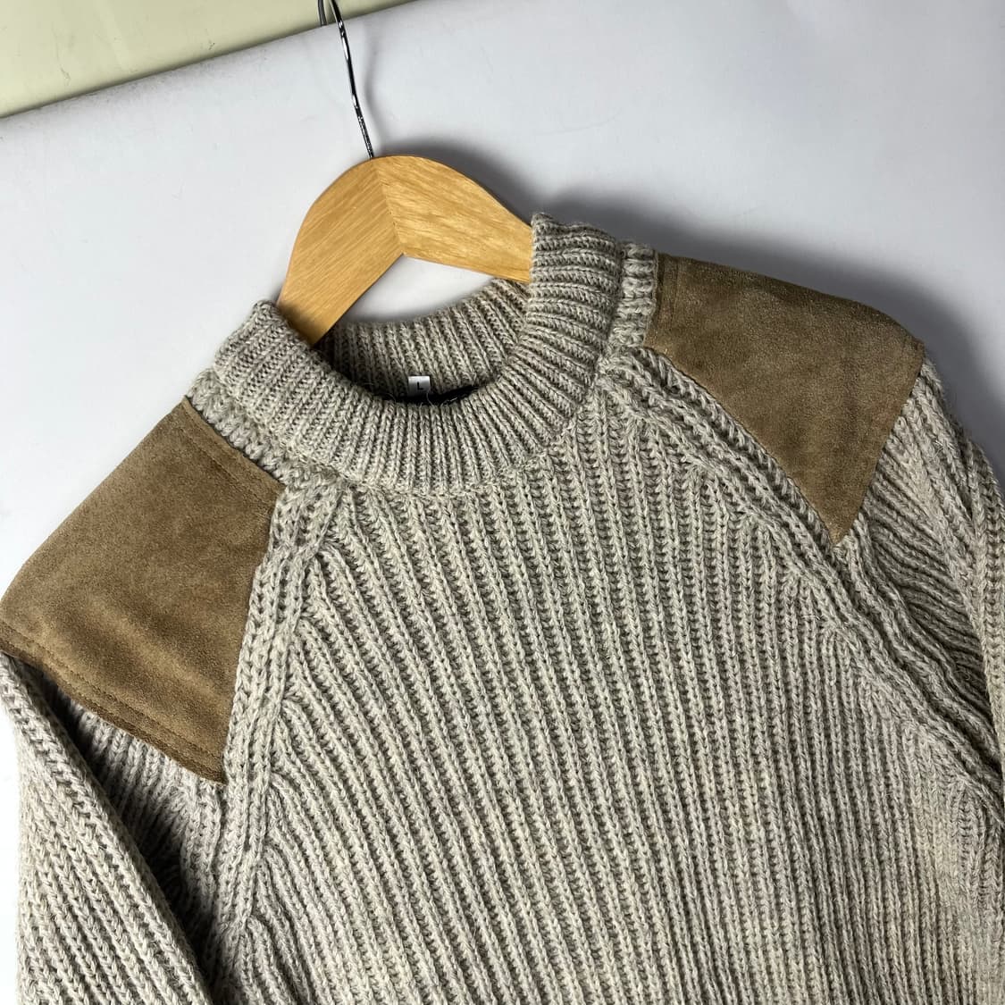 [Highland 2000] 하이랜드2000 울 패치 니트 (새상품) 상품이미지2