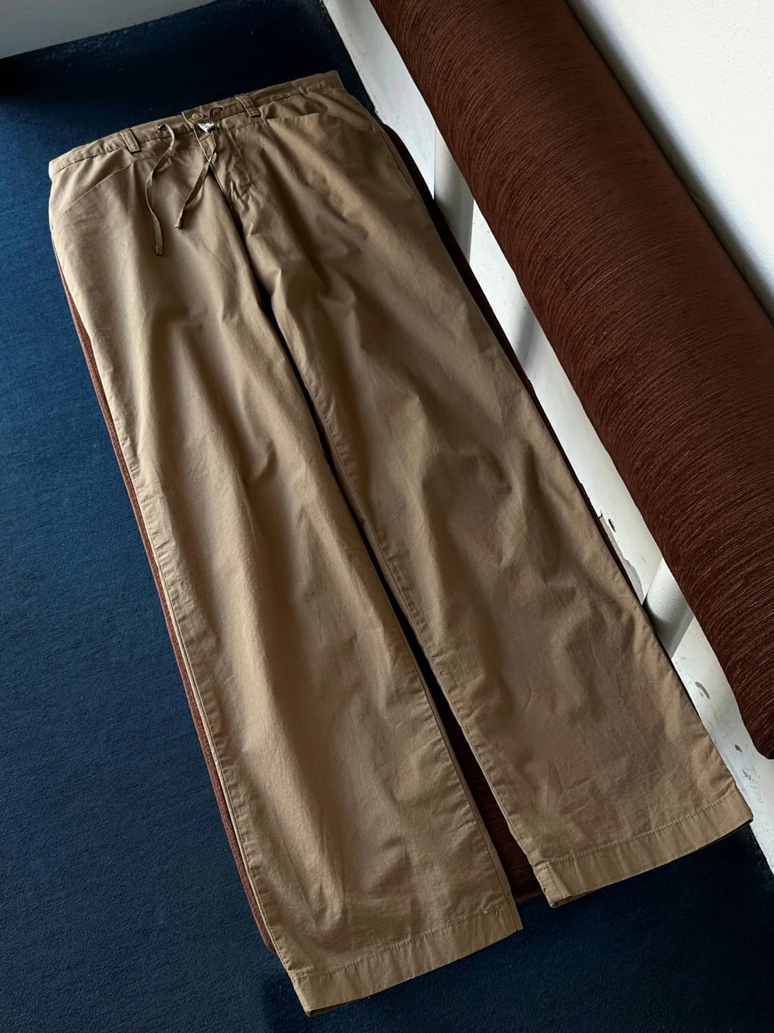 Natural high count cotton chino pants 상품이미지6