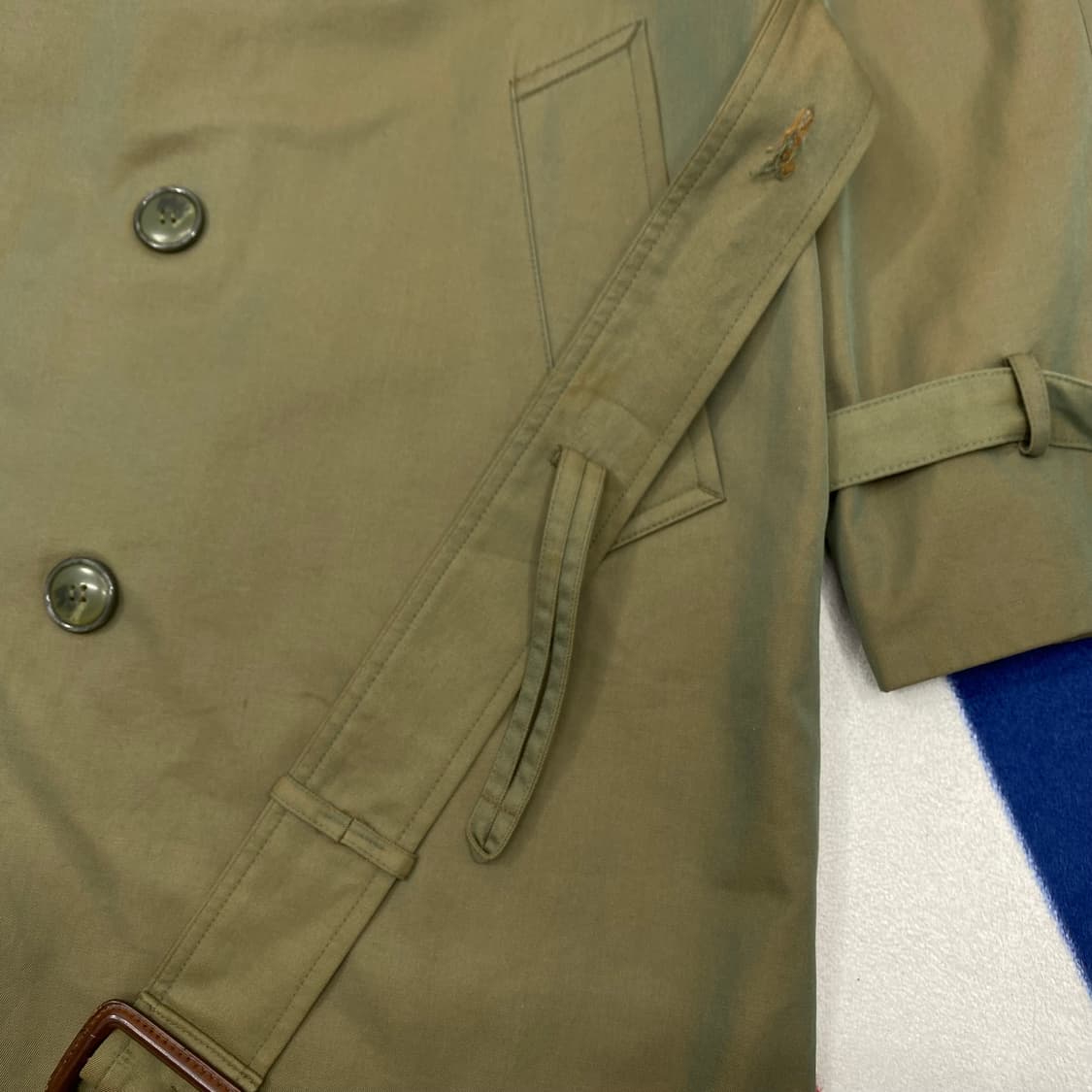 YSL 트렌치코트 실측 100-105 상품이미지8