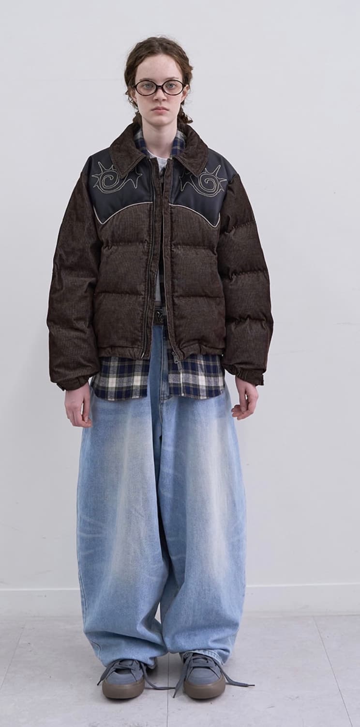 [남녀공용3]메인부스 우디 덕 다운 재킷 브라운 상품이미지2