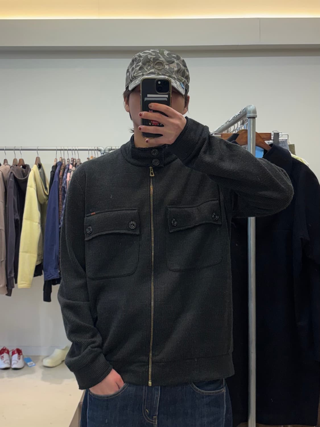 휴고보스 니트 집업 상품이미지8