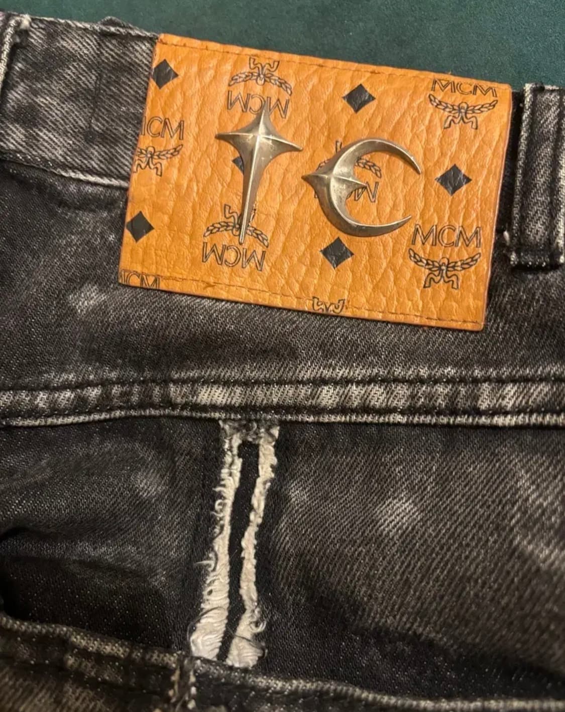 떠그클럽 X MCM zip denim pants 상품이미지1