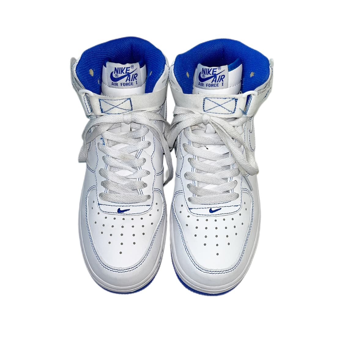 나이키 에어포스 1 하이 07 화이트 로얄블루 240 상품이미지3