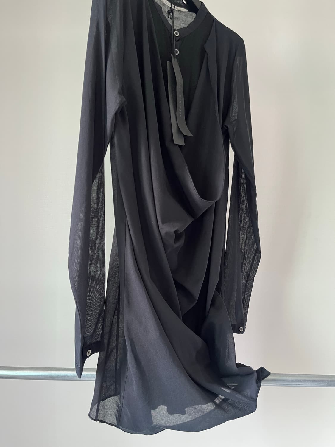 Poeme Bohemien Linen Layered Henley Top 상품이미지5