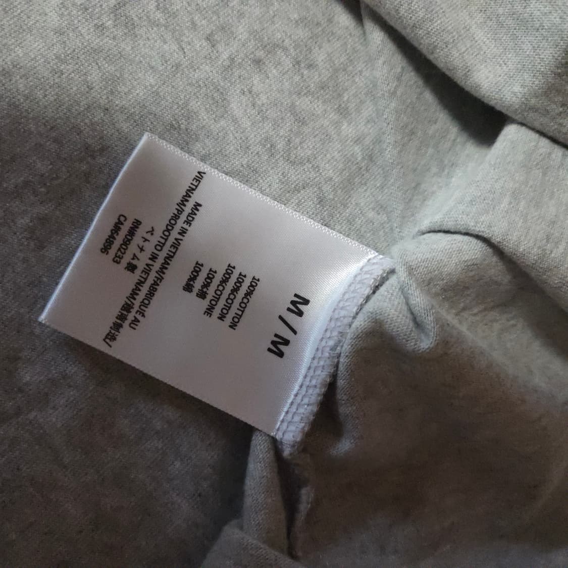 피어오브갓 에센셜 브이넥 오버 반팔 티셔츠 M 라이트헤더그레이 상품이미지8