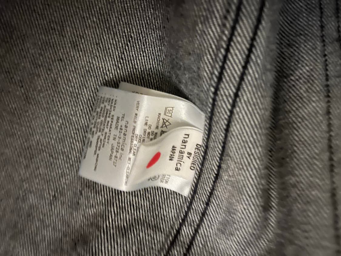 23FW 나나미카 데님 자켓 인디고 M 상품이미지4