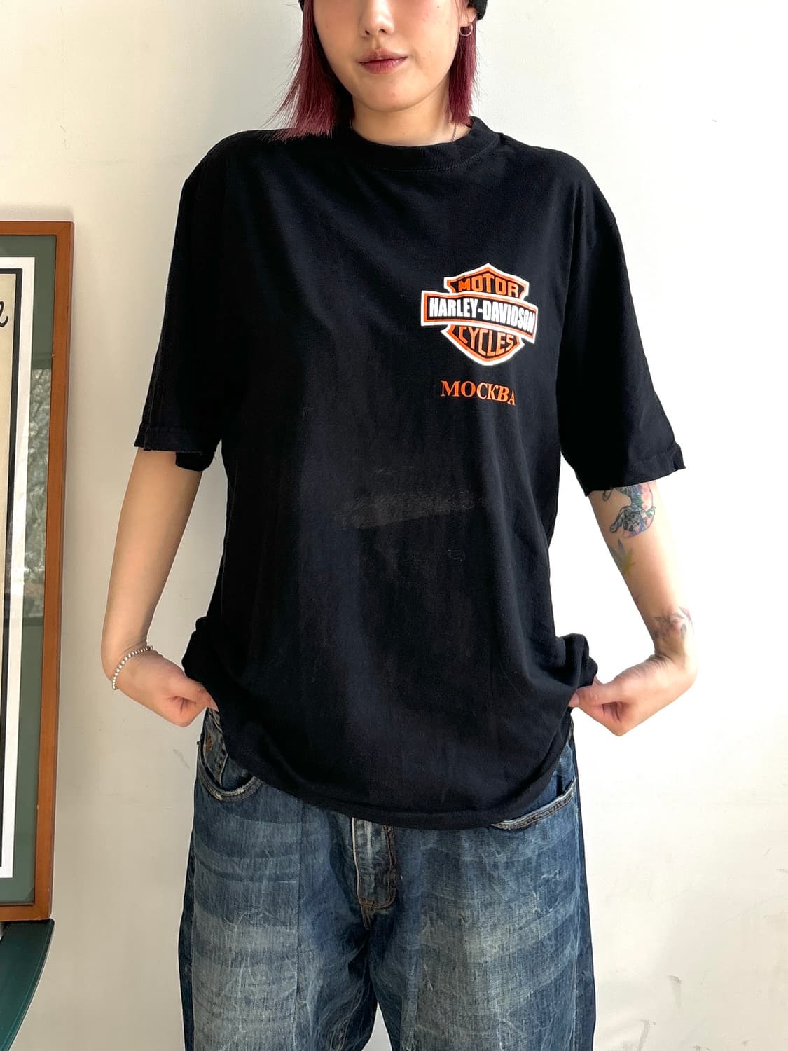 90’s Harley-Davidson 반팔 티셔츠 상품이미지2