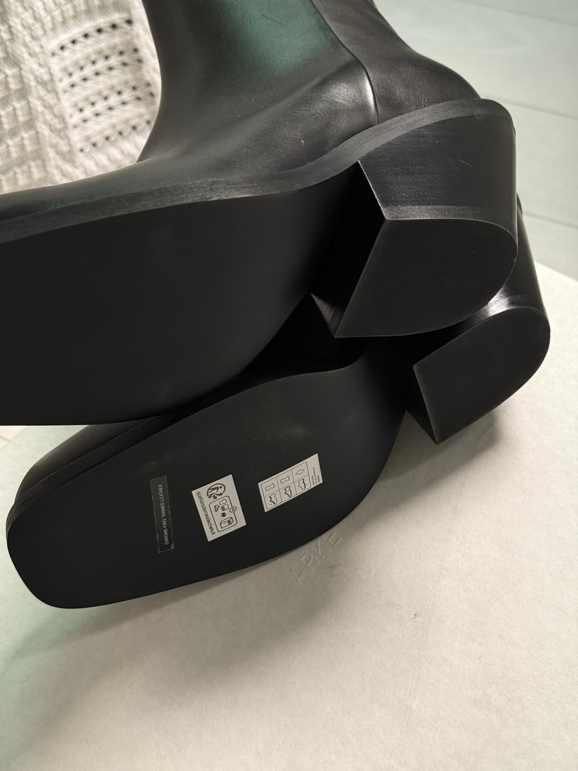 아르켓 레더 앵클 부츠 블랙 37  상품이미지3