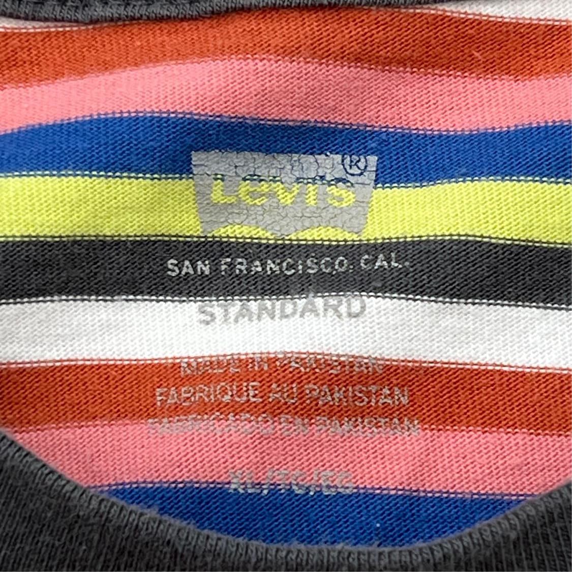 리바이스 스트라이프 반팔티 r3289 상품이미지6