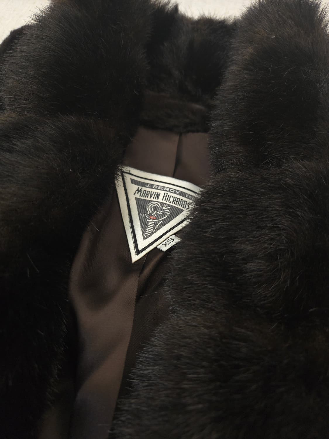 J.percy Marvin Richardson 웨딩 밍크 코트 브라운 상품이미지2